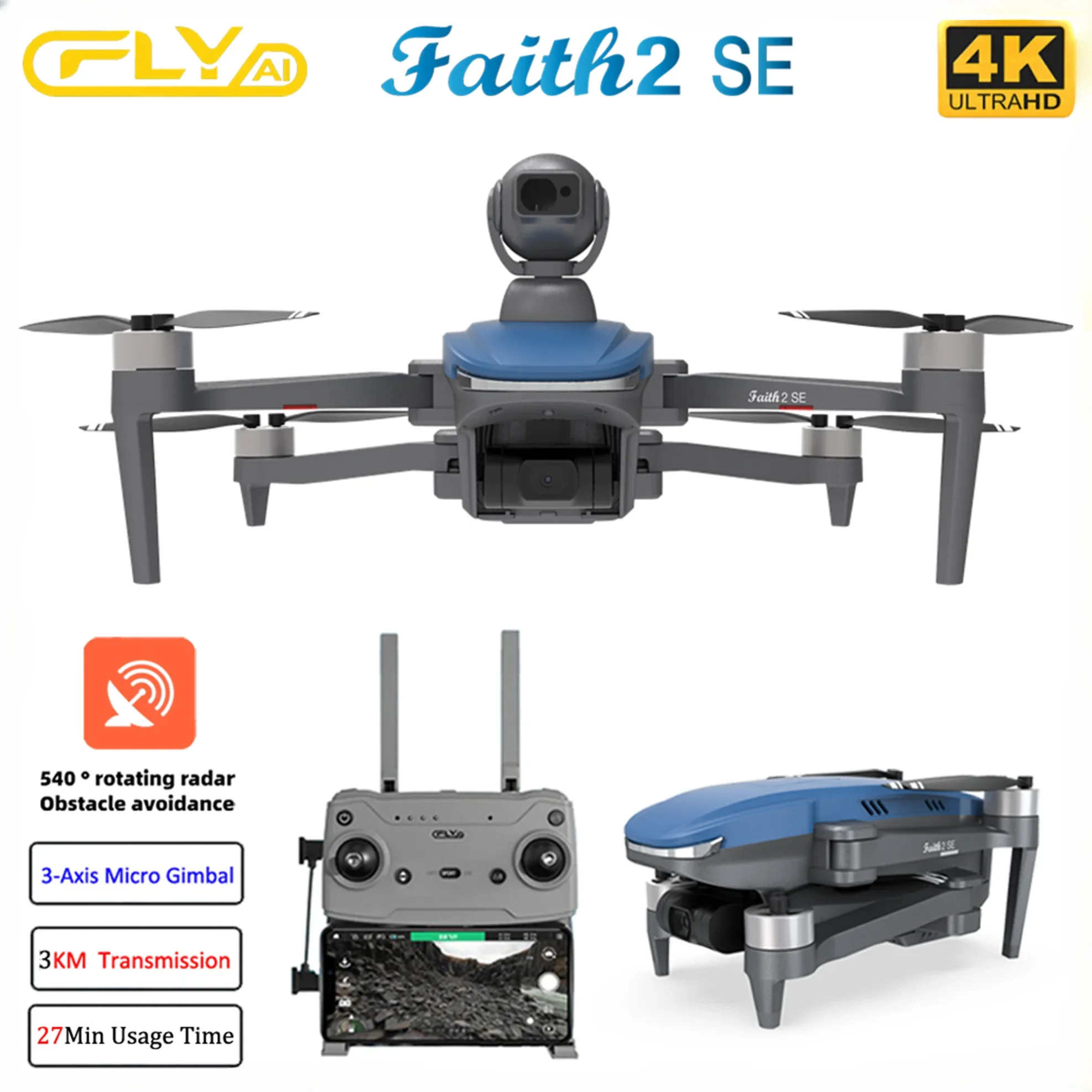 Jjrc Drone X12 - Faith 2 SE With 540° Obstacle