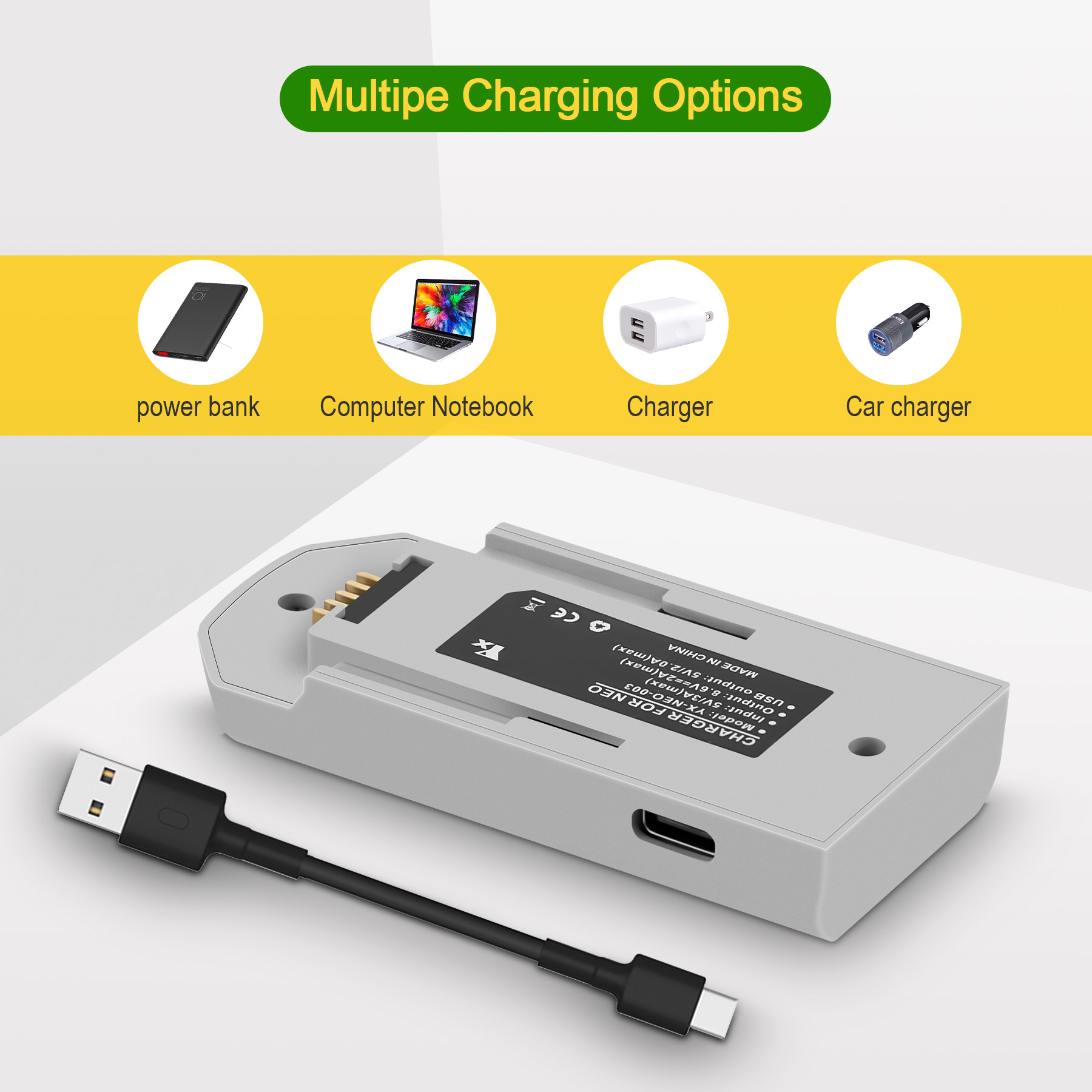 Bidirectional USB Battery Char - Drone Battery Adapter 评论和价格