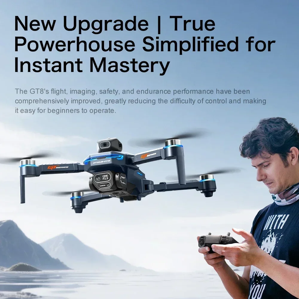 Drone 4K HD GT8 Camera Obstacl - Jjrc Drone X12 评论和价格