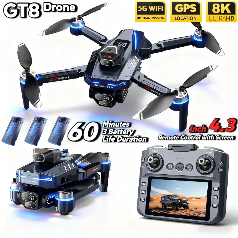 HOT For LSRC GT8 Drone 4K Prof - Jjrc Drone X12 评论和价格