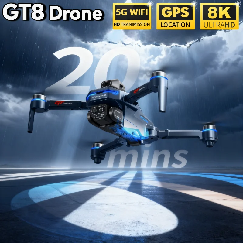 HOT For LSRC GT8 Drone 4K Prof - Jjrc Drone X12 评论和价格