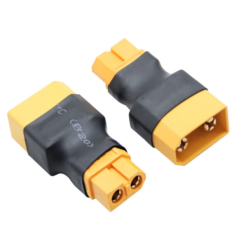 2Pcs/Lot XT90 Male Female to X - Drone Battery Adapter 评论和价格