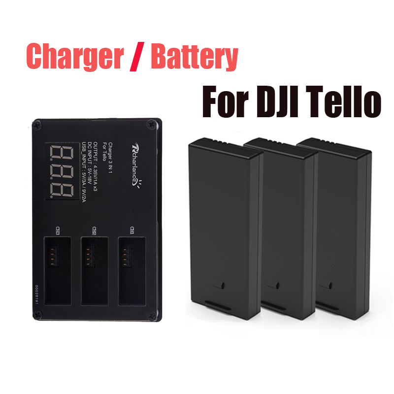 Original DJI Tello battery / D - Drone Battery Adapter 评论和价格
