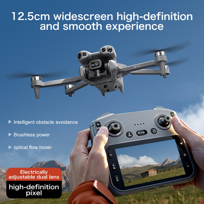 GT50 Mini Drone Dual Camera 8K - Jjrc Drone X12 评论和价格